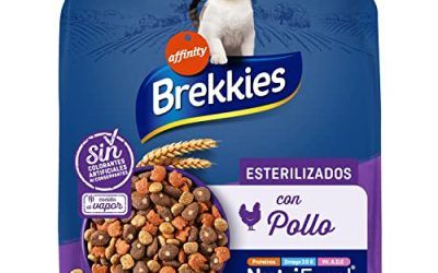 Brekkies Pienso para Gatos Gatos Esterilizados con Pollo y Verduras – 3000 gr