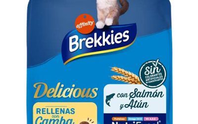 Brekkies Pienso para Gatos Delicious con una Selección de Pescado – 3000 gr