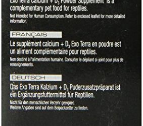 EXO TERRA Calcio en Polvo y Vitamina D3-90 gr
