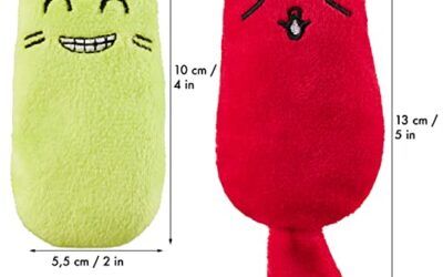 Almohadillas de valeriana para Gatos: Set de 6 pequeños Cojines Rellenos de valeriana para Gatos – Juguetes para Gatos – Accesorios para Gatos – Pretty Kitty