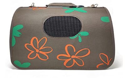 BPS Portador Transportín Bolsa Bolso de Tela para Perro, Gato, Mascotas, Animales,2 Tamaños Elegir BPS-2121 (Negro M)