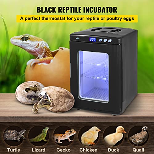 VEVOR Incubadora Automática para Reptiles o Anfibios Incubadora de Huevos 25L Incubadora Digital Incubadora Digital con Control de Temperatura Nacedora Criadero Termostato Incubadora