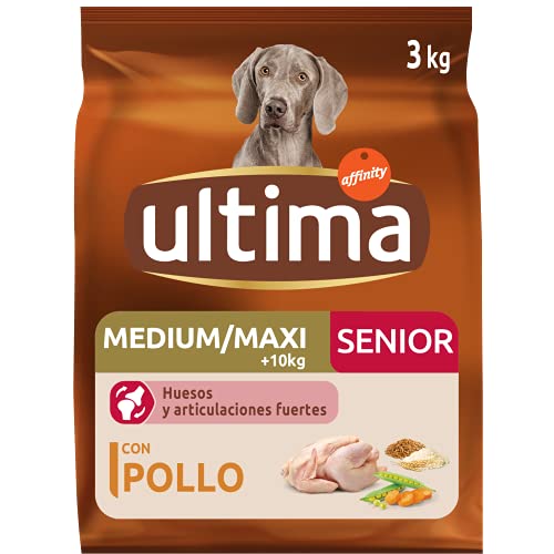 Ultima Pienso para Perros Medium Maxi Senior con Pollo – 3000 gr