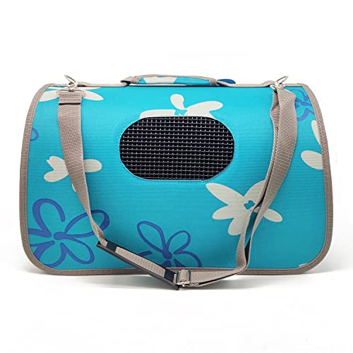 BPS (R) Portador Transportín Bolsa Bolso de Tela para Perro, Gato, Mascotas, Animales,Tamaño M,43.5x25x25cm (Azul) BPS-2121-2